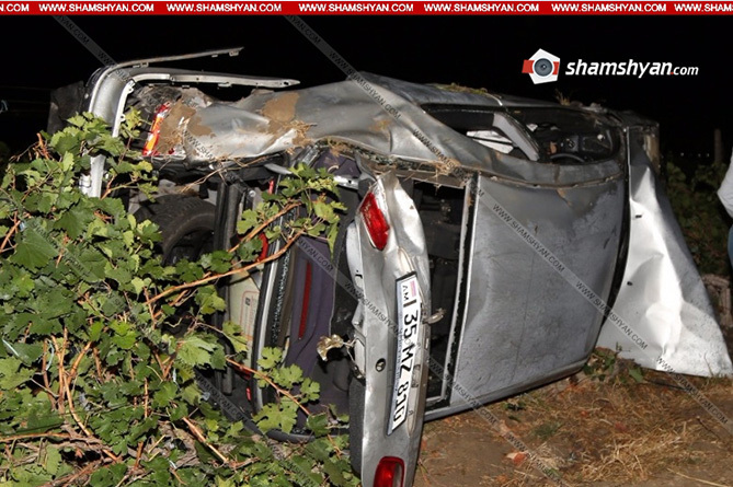 Ողբերգական ավտովթար Արարատում. 24–ամյա վարորդը տեղում մահացել է (ՎԻԴԵՈ)
