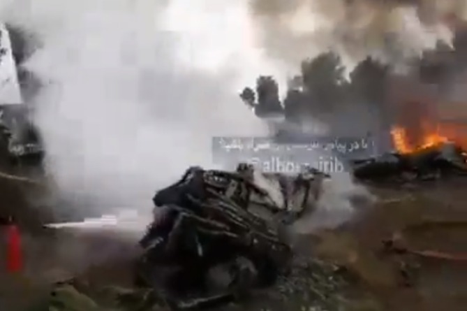 Թեհրանի մերձակայքում Boeing 707 օդանավ է կործանվել (ՎԻԴԵՈ)