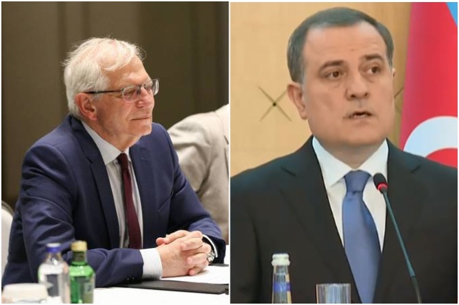 Боррель обсудил с главой МИД Азербайджана нормализацию отношений между Баку и Ереваном