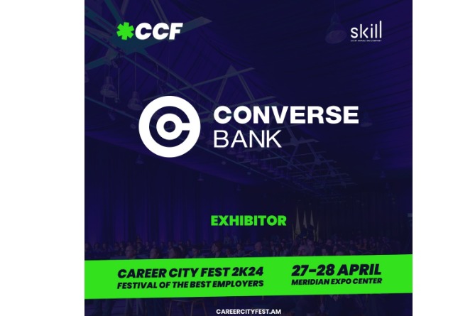 Կոնվերս Բանկը միացել է Career City Fest-ին Կոնվերս Բանկը միացել է Career City Fest-ին