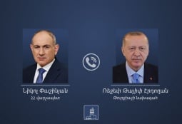 Փաշինյանը հեռախոսազրույց է ունեցել Էրդողանի հետ․ քննարկել են Հայաստան–Թուրքիա հարաբերությունները