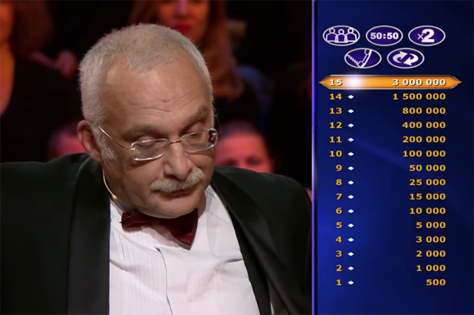 Друзь отреагировал на обвинения в подкупе на шоу «Кто хочет стать миллионером?»