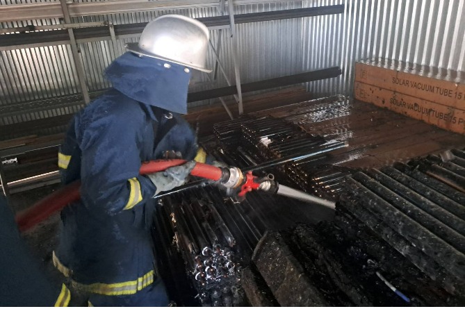 Հրդեհ է բռնկվել Շամպայն գինիների գործարանում