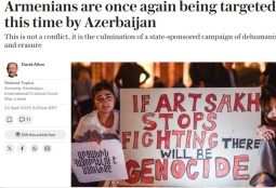The Telegraph к 110-й годовщине Геноцида армян написал об этнических чистках в Арцахе и армянских пленных в Баку