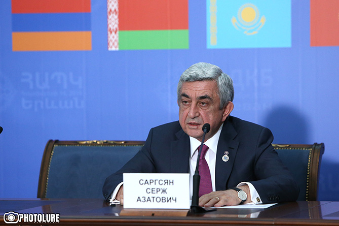 ОДКБ создает центр кризисного реагирования - президент Армении