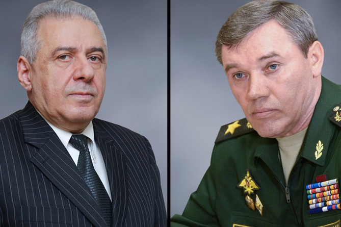 Глава Минобороны Армении обсудил с Герасимовым ситуацию на приграничных участках Сюника и Гегаркуника Глава Минобороны Армении обсудил с Герасимовым ситуацию на приграничных участках Сюника и Гегаркуника