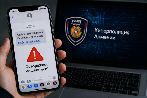 Киберполиция Армении предупредила о мошенничестве под предлогом обновления 5G-связи