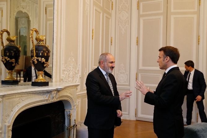 Пашинян и Макрон обсудили сотрудничество и процессы на Южном Кавказе