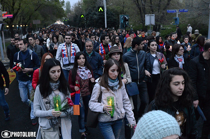 "March of Silence" in memory of heroes killed in Karabakh takes place in Yerevan-6