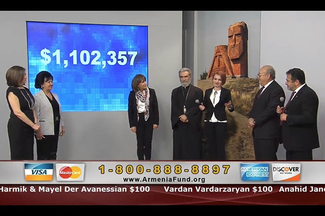 Фонд "Айастан" собрал на телемарафоне более $1,1 млн. на восстановление Арцаха после апрельской войны Фонд "Айастан" собрал на телемарафоне более $1,1 млн. на восстановление Арцаха после апрельской войны