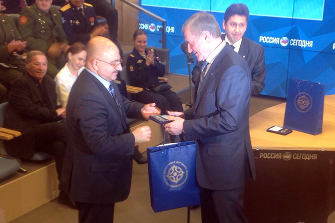 ԱՄԻ «Նովոստի–Արմենիա»–ի խորհրդի նախագահը պարգևատրվել է ՀԱՊԿ մեդալով 