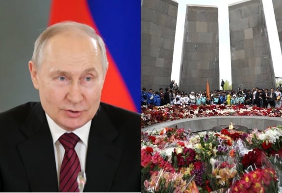 Միջազգային հանրությունը պետք է միավորի ջանքերը, որպեսզի նման բարբարոսությունը երբեք և ոչ մի տեղ չկրկնվի․ Պուտինն ուղերձ է հղել Հայոց ցեղասպանության 111-րդ տարելիցի կապակցությամբ