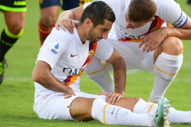 Генрих Мхитарян получил травму и выбыл на неопределенный срок