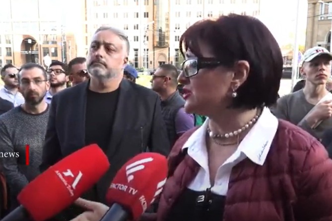 В Ереване протестуют против вырубки деревьев