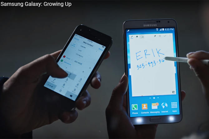 Samsung–ն իր նոր գովազդում համեմատել է իր սմարթֆոնները  iPhone–ների հետ (ՎԻԴԵՈ)