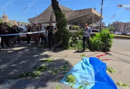 Դի է հայտնաբերվել «Ռոսիա» կինոթատրոնի մոտ գտնվող բարձրահարկ շենքի դիմաց