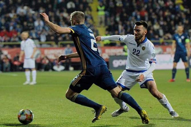 Армения уступила Боснии и Герцеговине в отборочном матче Евро-2020