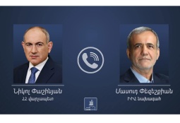 Пашинян рассказал президенту Ирана о результатах переговоров в Вашингтоне