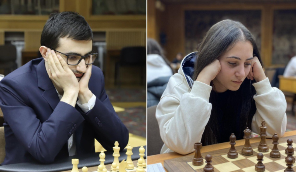 Мануэль Петросян и Анаит Мкртчян — чемпионы Армении по шахматам 2026 года