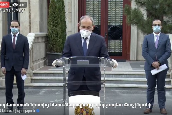 Վարչապետ Փաշինյանի ճեպազրույցը՝ Թորոսյանի և Ավինյանի մասնակցությամբ (ՈՒՂԻՂ)