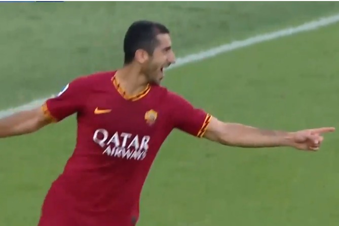 "Рома" одержала победу над "Лечче" благодаря передаче Мхитаряна (ВИДЕО)