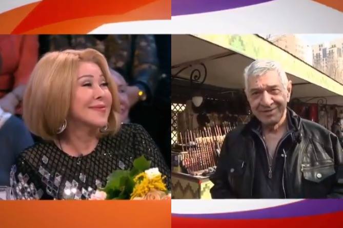 Левон Малхасян поздравил "Королеву русского Шансона" с юбилеем и подарил дудук (ВИДЕО)