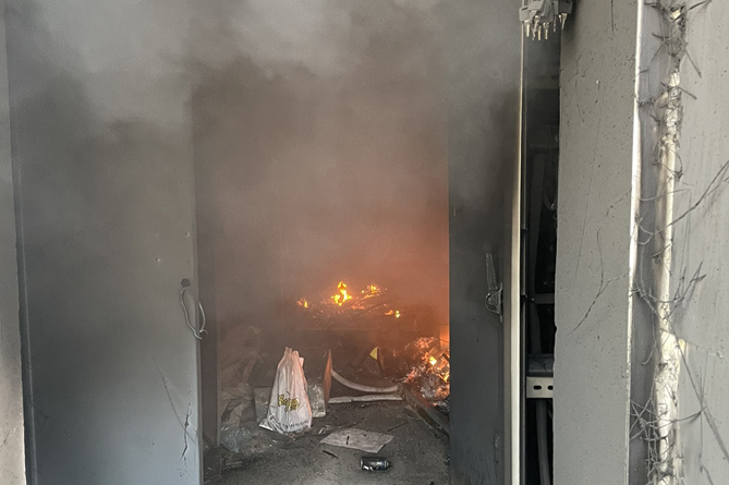 Электроподстанция горела в Ереване (ФОТО)