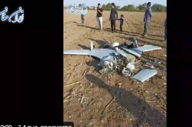 В Иране сбит беспилотник из Азербайджана (ВИДЕО)