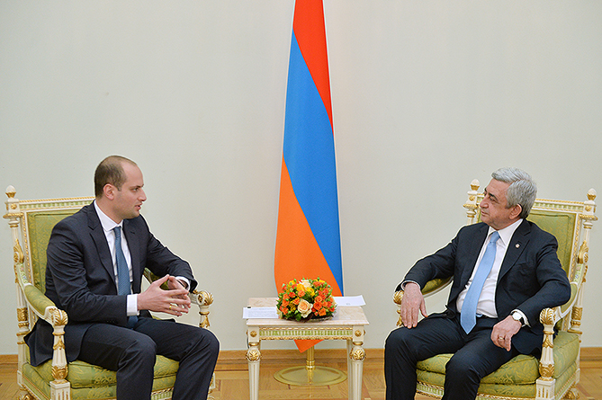 Саргсян: Армения дорожит отношениями с Грузией