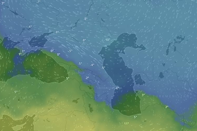 Снежный циклон, надвигающийся на Армению, достиг Южного Кавказа