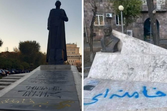 "Обстоятельства выясняются": в полиции прокомментировали акты вандализма в Ереване - ЭКСКЛЮЗИВ "Обстоятельства выясняются": в полиции прокомментировали акты вандализма в Ереване - ЭКСКЛЮЗИВ