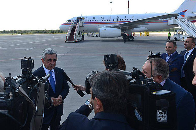 Սարգսյանը Սանկտ Պետերբուրգում ղարաբաղյան հակամարտության շուրջ պայմանավորվածություն ձեռք բերելու հույս ունի