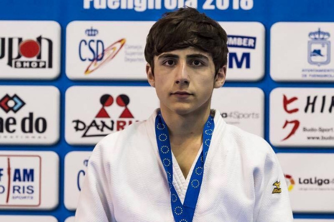 Юный дзюдоист из Армении завоевал "бронзу" в розыгрыше Кубка Европы