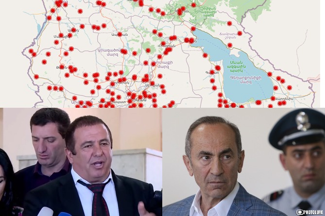 Կորոնավիրուսի առցանց քարտեզը, Ծառուկյանի շուրջ իրադարձությունները, Քոչարյանի 4մլն դոլար գրավը. ամփոփում ենք նախորդ շաբաթվա լրահոսը Կորոնավիրուսի առցանց քարտեզը, Ծառուկյանի շուրջ իրադարձությունները, Քոչարյանի 4մլն դոլար գրավը. ամփոփում ենք նախորդ շաբաթվա լրահոսը