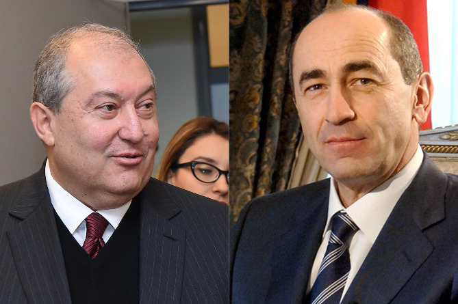 Второй президент Армении поздравил Армена Саркисяна со вступлением в должность