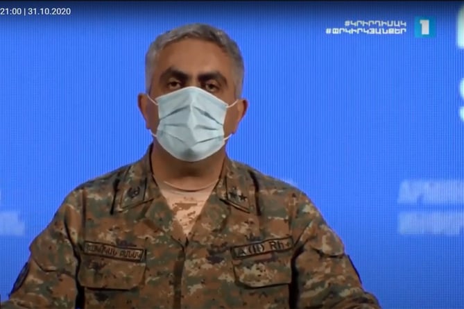 Враг в Арцахе действует разбойничьими бандами и группами наемников, значимых позиционных изменений нет – Минобороны Армении (ВИДЕО) Враг в Арцахе действует разбойничьими бандами и группами наемников, значимых позиционных изменений нет – Минобороны Армении (ВИДЕО)