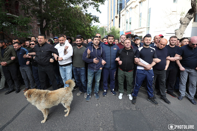 В Ереване проходят оппозиционные шествия, начались задержания (ВИДЕО)