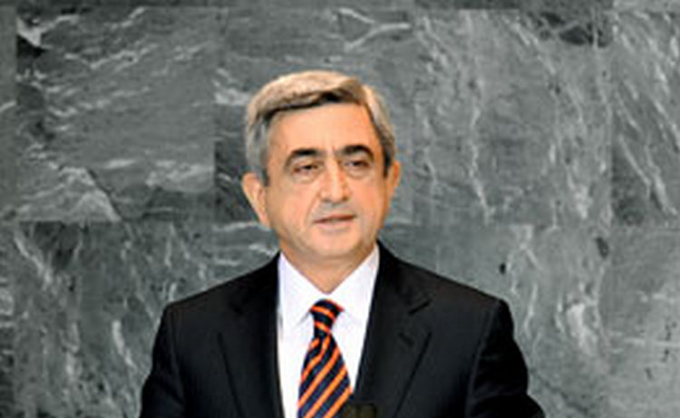 Армянская сторона продолжает настаивать на закреплении статуса Карабаха – президент