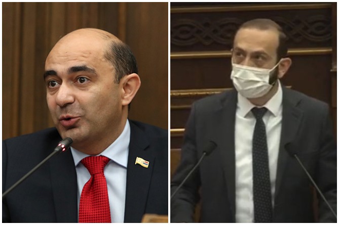 Դուք պատգամավորին չեք կարող դուրս հրավիրել դիմակ չկրելու համար. Մարուքյանը՝ Միրզոյանին (ՎԻԴԵՈ) Դուք պատգամավորին չեք կարող դուրս հրավիրել դիմակ չկրելու համար. Մարուքյանը՝ Միրզոյանին (ՎԻԴԵՈ)