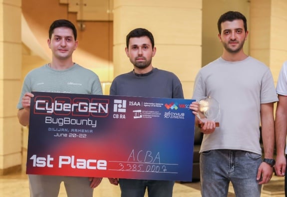 CyberGEN-ի Bug Bounty մրցույթում Ակբա բանկը լավագույնն է (ՎԻԴԵՈ) 