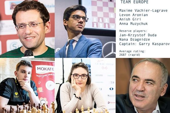 Левон Аронян сыграет за сборную Европы в Online Nations Cup, капитан команды - Гарри Каспаров 