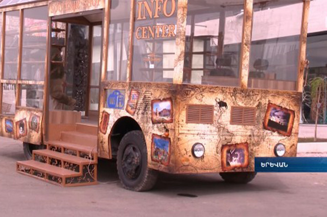 Հայաստանի առաջին արևային խանութ-ավտոբուսը կշրջի երկրի զբոսաշրջային վայրերով (ՏԵՍԱՆՅՈՒԹ)