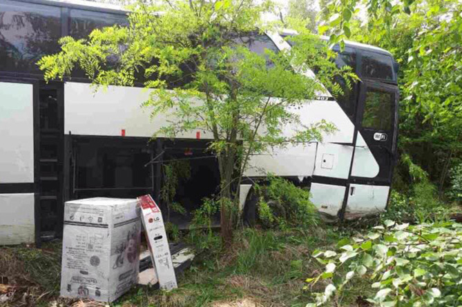 МЧС Армении представил детали аварии рейсового автобуса Москва-Ереван под Воронежем