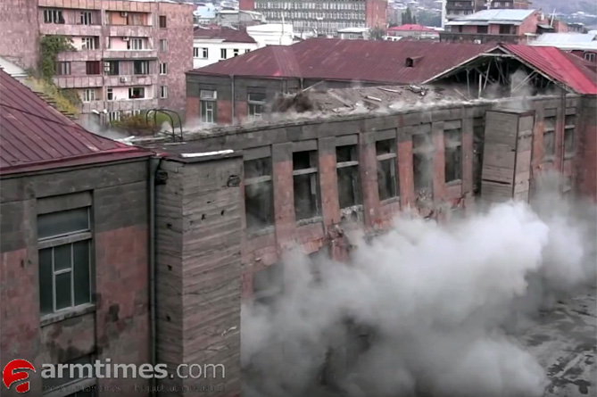 Երևանում տպարանի շենքի պայթեցման աշխատանքներն իրականացրած ընկերությունը կտուգանվի 1 մլն դրամով