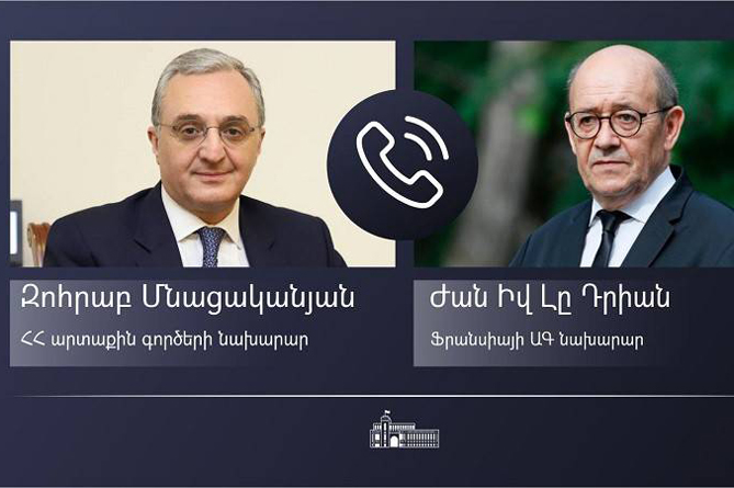 Главы МИД Армении и Франции указывают на недопустимость вовлечения в конфликт в Арцахе иностранных боевиков-террористов