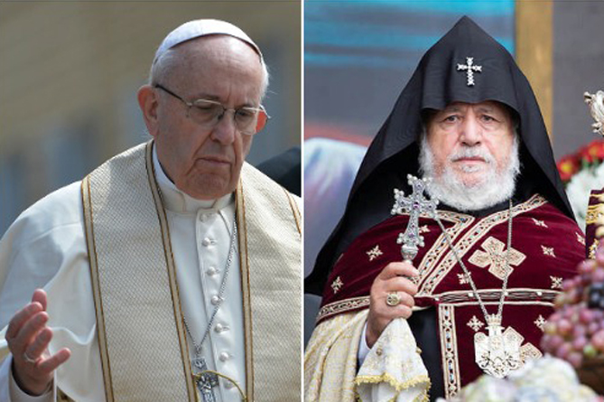   Католикос Всех армян Гарегин Второй встретится в Италии с Папой Римским 