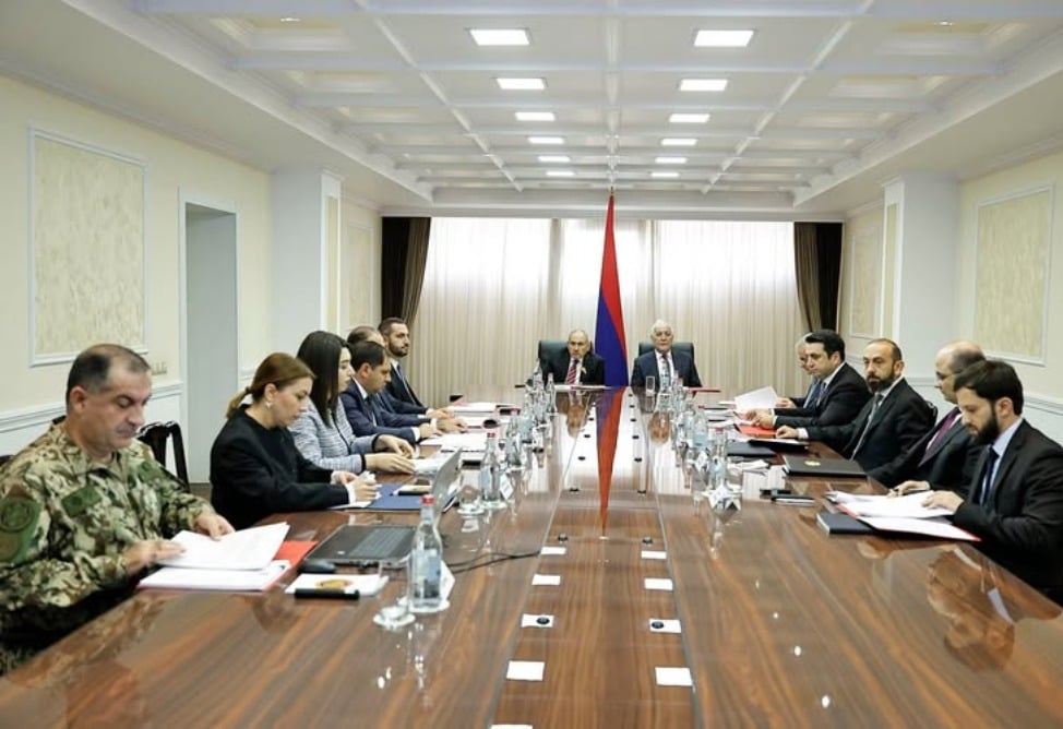 Փաշինյանի գլխավորությամբ տեղի է ունեցել Անվտանգության խորհրդի հերթական նիստը