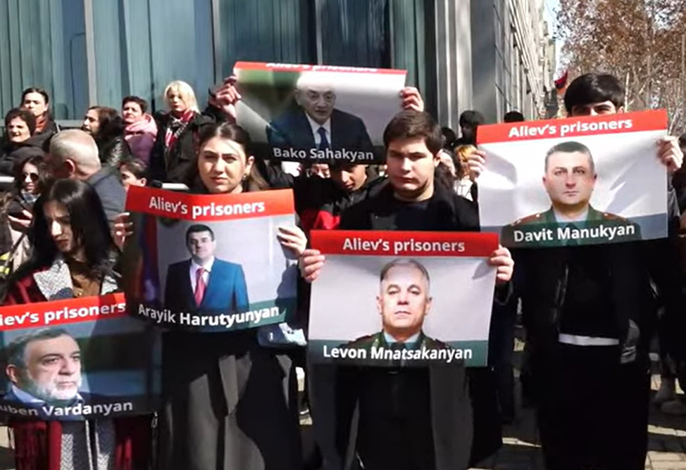 #ЯМыРубенВарданян: акция в поддержку Рубена Варданяна, незаконно удерживаемого в Азербайджане, проходит в Ереване  