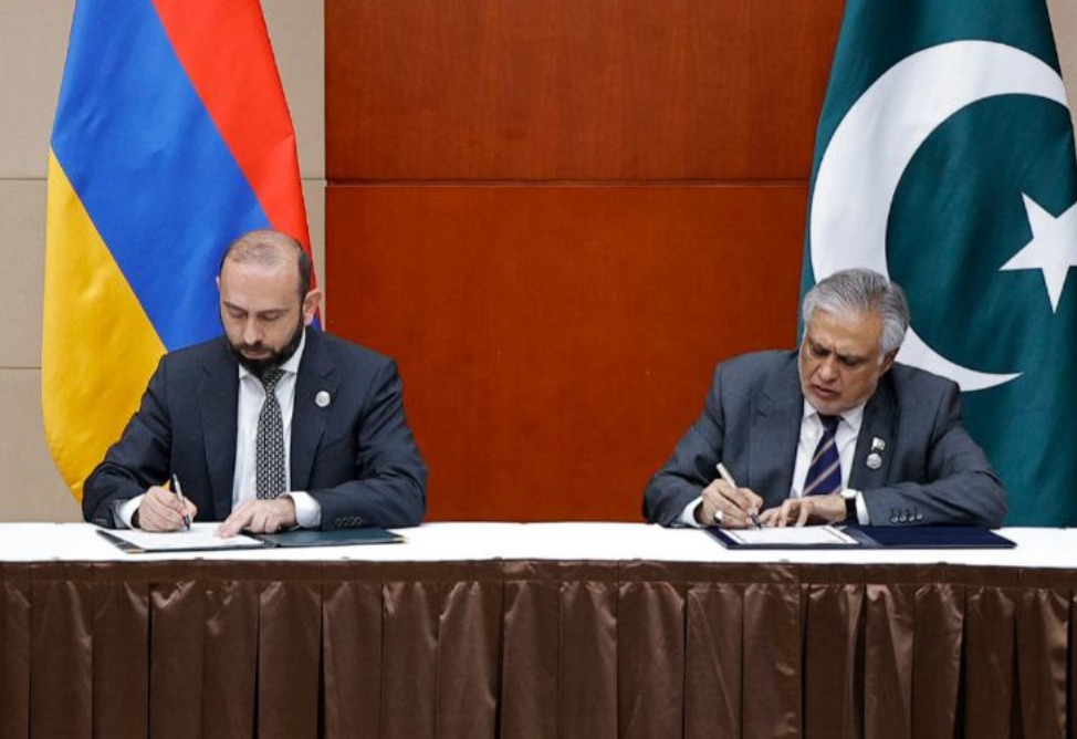 Армения и Пакистан договорились об установлении дипотношений