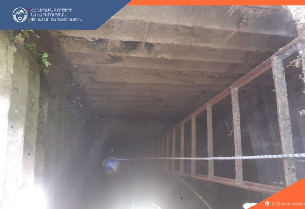 Փրկարարները մոտ 12 մետր խորությամբ ջրհորից դուրս են բերել քաղաքացուն. նա հոսպիտալացվել է
